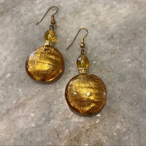 *SALE* Gold bead earrings